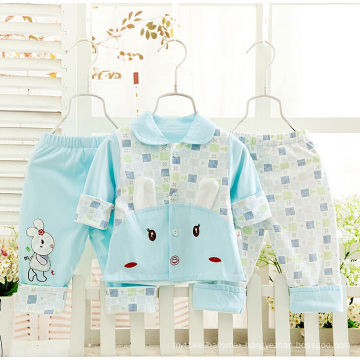 100% Cotton 3PCS Newborn Printed Baby Suit